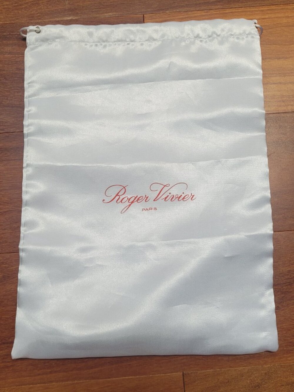 Roger Vivier Paris Dust Bag Empty Satin Drawstring Decorative Storage Travel - Picture 3 of 12
